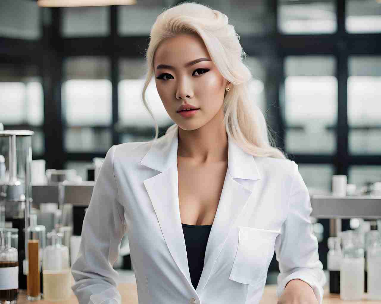 ai generated woman scientist lab 8594816