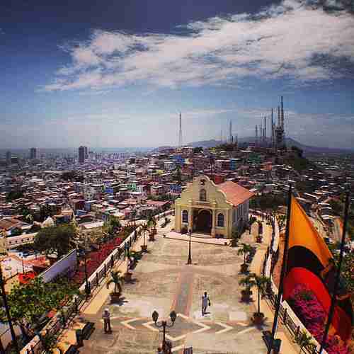 Guayaquil Ecuador -View from the Summit Lighthouse